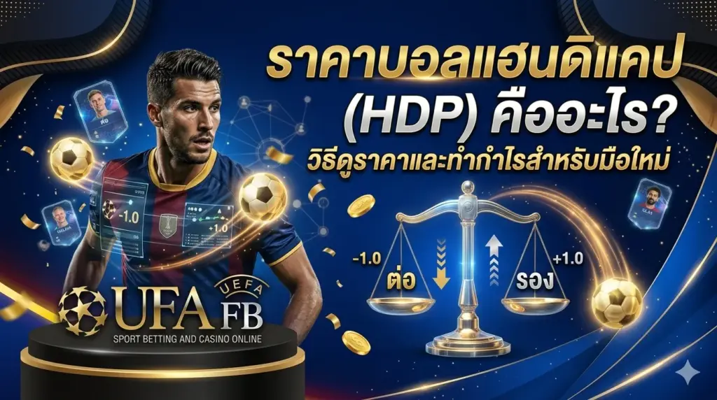 ราคาบอลแฮนดิแคป คืออะไร? วิธีดูราคาฟุตบอลสำหรับมือใหม่