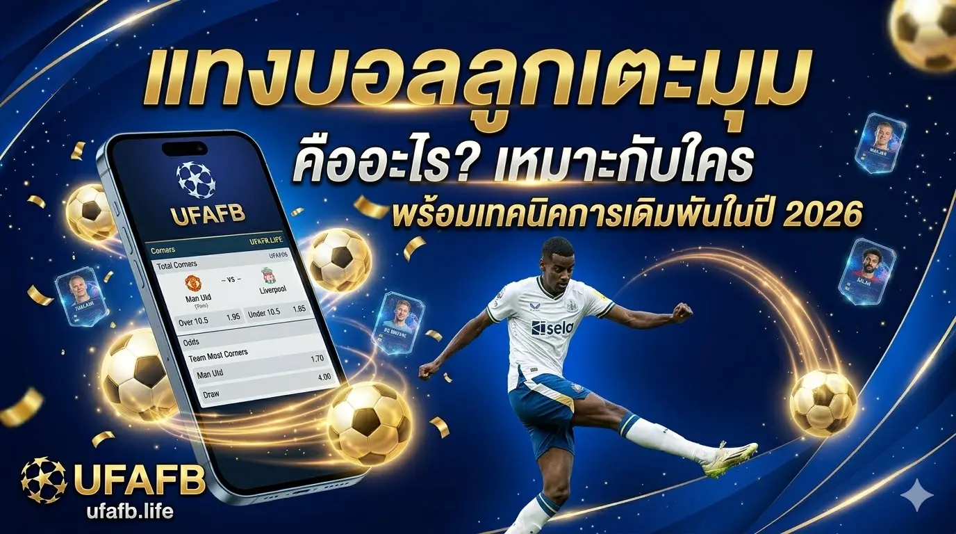 แทงบอลลูกเตะมุม คืออะไร เหมาะกับใคร พร้อมเทคนิคการเดิมพันในปี 2026