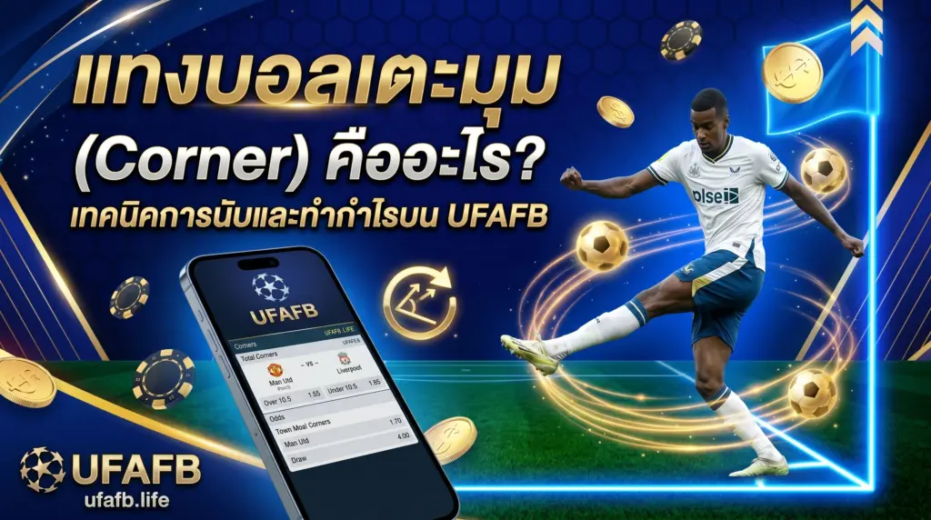 แทงบอลเตะมุม (Corner) คืออะไร? เทคนิคการนับและทำกำไรบน UFAFB